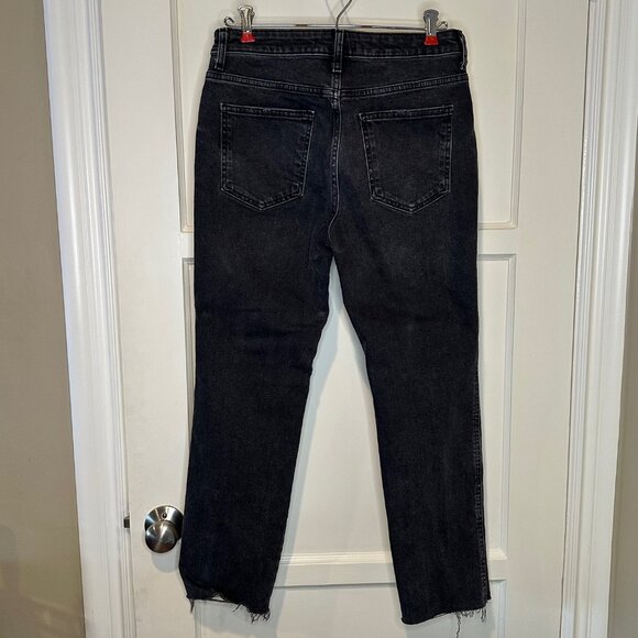 Free People High Rise, Skinny Jeans, Black Wash - Size 28 - Picture 2 of 10